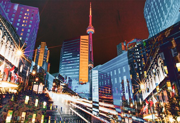 Toronto abstract skyline (iStockphoto)