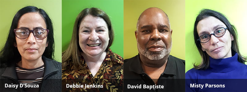 photo: four portraits