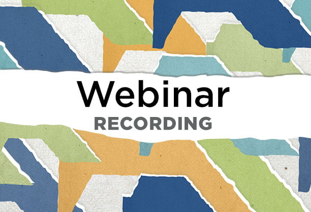 Webinar recording