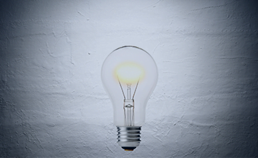 image: glowing light bulb (iStockphoto)