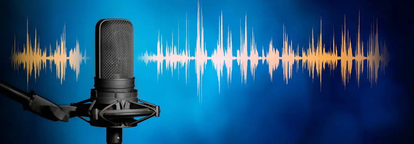 photo: microphone and sound waves (iStockphoto)